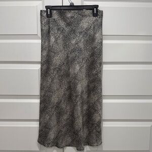 Long Cheetah Print Skirt Size M